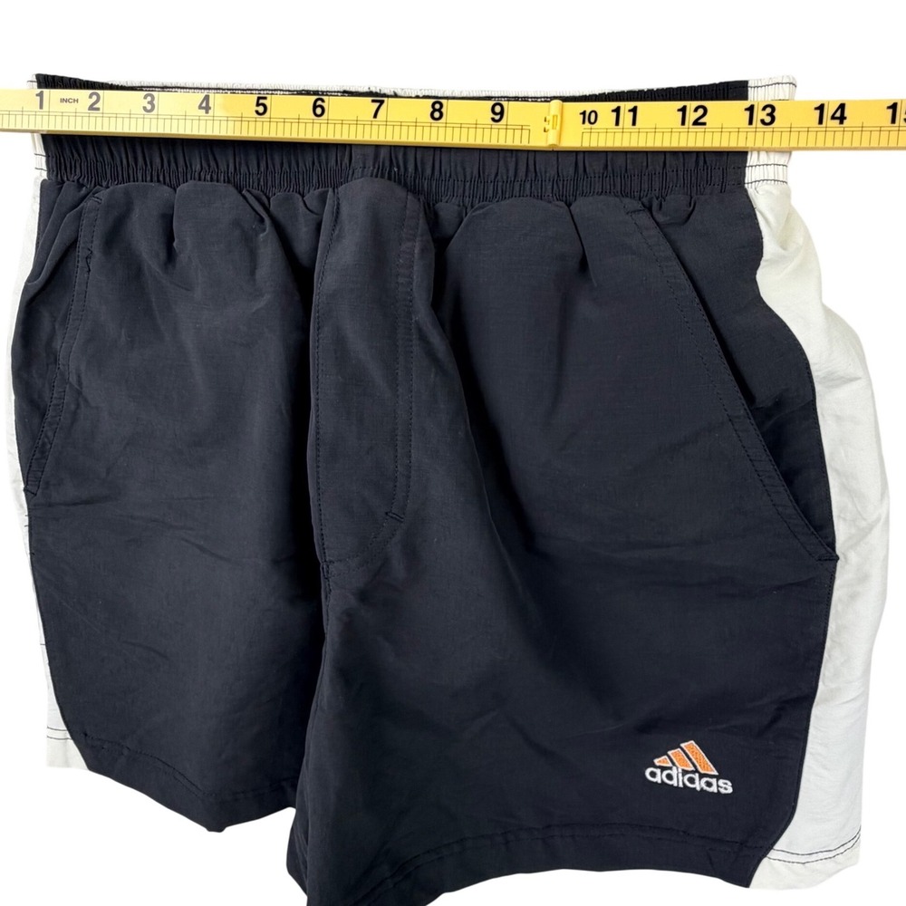 Vintage Adidas Ultimate Shorts Men 34 Black White Athletic Training 90s NWT - Picture 10 of 14